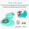 ULVEOL Windmill Cat Toy Turntable Interactive Cat String Toys with Suction Cup - Wall Mount Funny Cats Spinner with Rotatory Toy Ball - Spinning Cat Toy for Indoor - Catnip and Fidget Toys