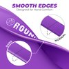 Rubberbanditz Rounded Edge Resistance Band | Compact and Light Weight Exercise Bands | Suitable for All Fitness Levels Users| Travel Friendly Resistance Bands for Working Out (Purple)