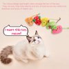 HANSOM Cat Mouse Toys Catnip Cat Toys Cat Mice Toys Interactive Catnip Toy for Indoor Kittens Cats Set of 5