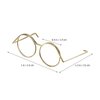 Toyvian 20PCS Mini Doll Glasses Metal Wire Glasses Miniature Crafts Glasses Frames Classic Eyewear Dollhouse Glasses Tiny Eyeglasses Small Doll Costume Glasses Frames for Crafts