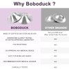 Boboduck The Original Silver Nursing Cups - Nipple Shields for Nursing Newborn, Newborn Breastfeeding Essentials Must Haves for Soothe and Protect Your Nursing Nipples - 925 Silver (Regular Size)