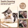 COSOWO 6 Pack Silvervine Cat Chew Toys, Natural Silvervine Sticks for Indoor Cats, Interactive Cats Dental Toy for Teeth Cleaning, Treat Catnip Toy for Kitten