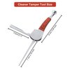 3 Packs 3-in-1 Cleaner Tamper Tool Stainless Steel Reamers Tamper Tool Scraper Nozzle Cleaner Tamper Tool Set