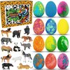 Bath Bombs for Kids with Surprise Inside, Kids Bath Bombs with Jungle Toys Inside, 12-Pack Organic Bath Bombs for Boys, Skin-Moisturizing Bubble Bath Magic Bathbombs, Easter Basket Stuffers for Kids