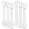 Bates- Child Safety Strap Locks, 6 Pack, Child Proof Cabinet Latches, Child Safety Cabinet Locks, Drawer Locks Baby Proofing, Baby Cabinet Safety Latches, Baby Proof Cabinet Locks