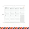 Notsu Weekly Planner Notepad | Sunday Start Weekly Calendar Pad Tear Off, 50 Undated Pages