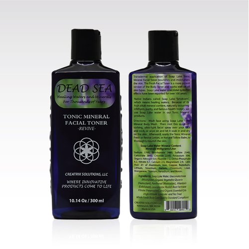 Dead Sea Face Toner for Women by Creatrix Solutions, 300 Ml- Dead Sea Mineral Facial Toner for Women- Fresh