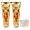 Bath & Body Works Gingham Heart Of Gold - 2 Pack Of Body Cream With a Himalayan Salts Springs Bar Soap.