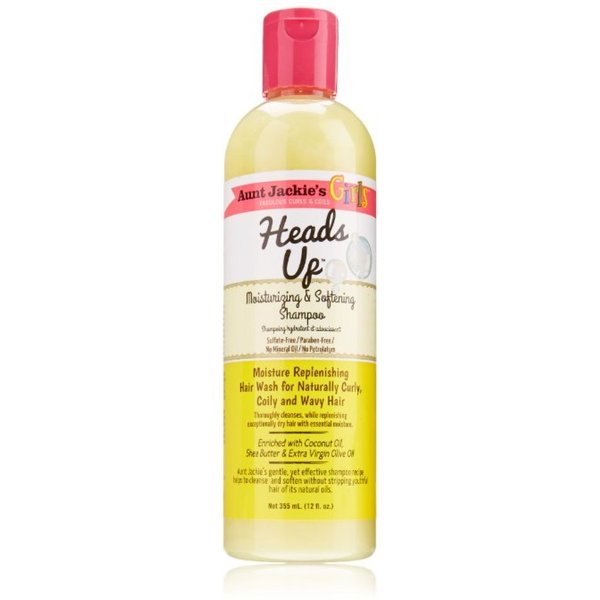 Aunt Jackie's Girls Heads Up Moisturizing & Softening Shampoo, 12 oz (Pack of 2)