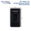 RecPro RV Dimmer Switch | RV 12V Touch Dimmer Switch | Compatible with LED, Incandescent, or Halogen Bulbs (Single)