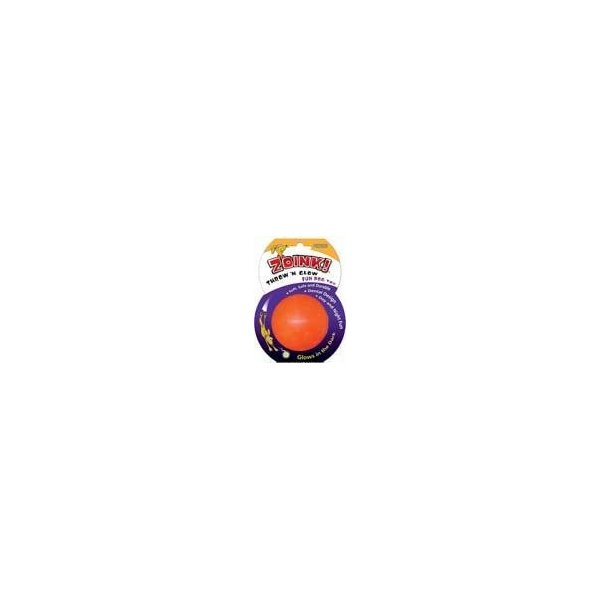 Sergeants 07064 3-1/4" Throw N Glow Dog Toy Assorted Colors