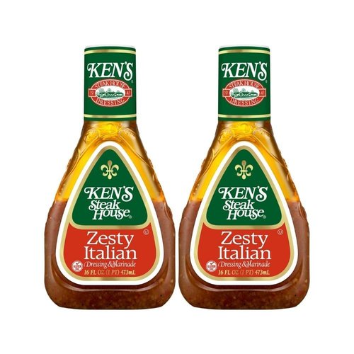Ken's Steak House Steak House Zesty Italian Dressing, 16 Oz, Pack of 2