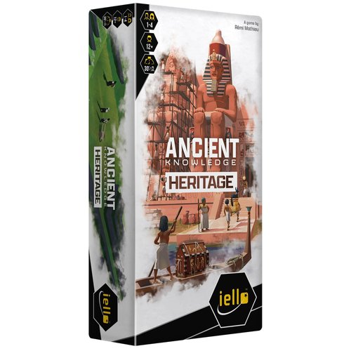 IELLO: Ancient Knowledge Heritage - Strategy Card Game Expansion, Tableau Building Board Game, New Cards & Effects, Ages 12+, 1-4 Players, 60 Min