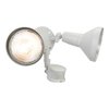 HALO 180° White Motion Activated Sensor Outdoor Security Flood Light with Lamp Cover