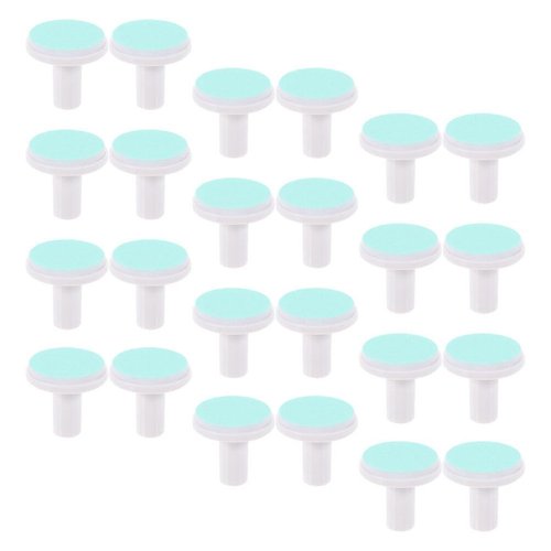 Angoily 24PCS Baby Nail File Pads, Electric Baby Nail Grinding Heads, Kid Nail Trimmer Replacement Pads, Nail Clippers Polish Disc for Kids 12 Months Up (Green)