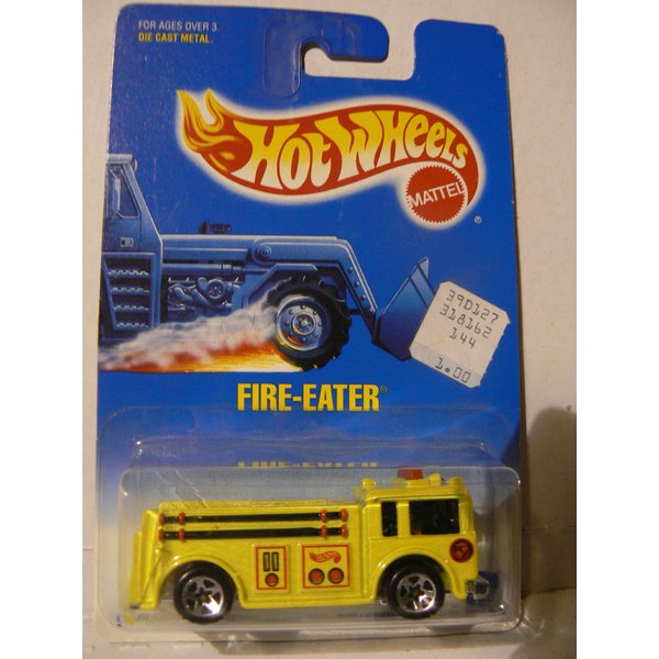 Hot Wheels Fire-Eater Yellow with 5 Spoke Wheels #82