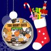 Too Many Cats Putty - Funny Cat Lover Gifts - Crazy Cat Lady Stress Relief Putty - Cat Gifts for Cat Lovers - Funny Cat Themed Gifts - Gift for Cat Lovers - Orange Therapy Putty
