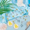40pcs Earring Studs for Jewelry Making,Ball Post Earring Stud Gold Plated Hypoallergenic Stainless Steel Stud Earrings with Butterfly Ear Back for DIY Earrings Making(14K Gold,Silver)