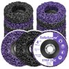 10 Pack Strip Discs 4-1/2 Inch Quick Stripping Wheel Paint Stripper for Angle Grinder Clean and Remove Paint Coating Rust Welds Oxidation for Metal and Wood (4-1/2" x 7/8")