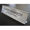 Lasercrafting Personalized Office Name Plate With Optional Wall or Desk Holder - 2x8 - CUSTOMIZE. Choose from a variety of colors and fonts to match your style. Great gift idea.