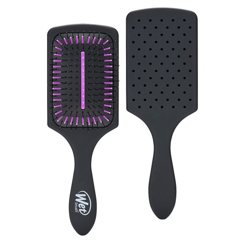 Wet Brush Refresh and Extend Detangler Hair Brush, Black - Detangling Brush with Charcoal Infused Ultra-Soft IntelliFlex Bristles For All Hair Types - Removes Dirt, Excess Oils & Impurities