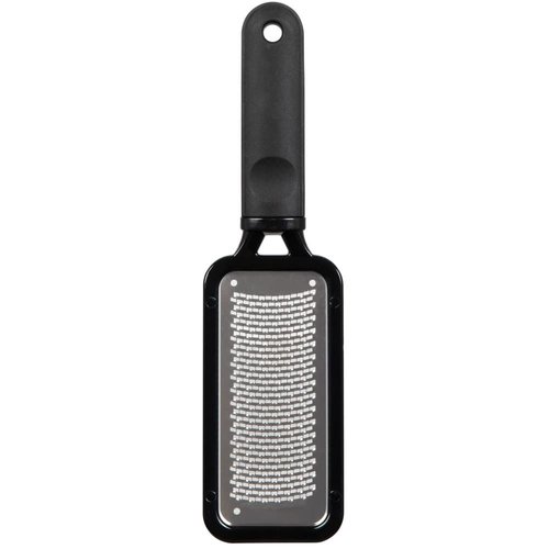 ForPro Premium Stainless Steel Foot Rasp, Colossal Foot File & Callus Remover, Instantly Removes Calluses & Smooths Cracked Heels, 10.75" L x 2.75" W, Black