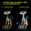 Kyglaring LED Lighting Kit (No Model) Designed for Lego Horizon Forbidden West: Tallneck 76989 Model Building Set - without Lego Set (Classic Version)