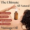Foria Massage Oil - Organic, Natural Herbal Body Oil with Jojoba - 3.9 Fl Oz