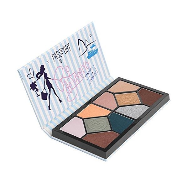 Coastal Scents Passport to Rio de Janeiro Eye Shadow Palette (PL-063)