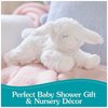 GUND Baby Sustainable Lamb Rattle, Winky Lamb Stuffed Animal, Plush Made from 100% Recycled Materials, Plush Rattle Sensory Toy for Babies, White, 7”