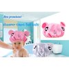 2 PCS shower caps for kids shower caps for girls shower cap kids Cartoon Waterproof Shower Bath Caps Set Bath Hat for Baby Girls Boys
