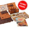 WOODEN.CITY Treasure Chest Escape Room in a Box - Hard Puzzle Box for Adults Wooden Kit - Clue Box Escape Puzzle - 3D Escape Room Puzzles - Wooden Mechanical Puzzles for Adults - Pirates Puzzle Box