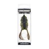 LUNKERHUNT Frog Lure with Short Skirts | Compact Frog Top Water Bass Fishing Lures | Compact Body, Weedless Hooks, Soft Hollow Body Freshwater Fishing Bait for Trout, Pike(Toad)
