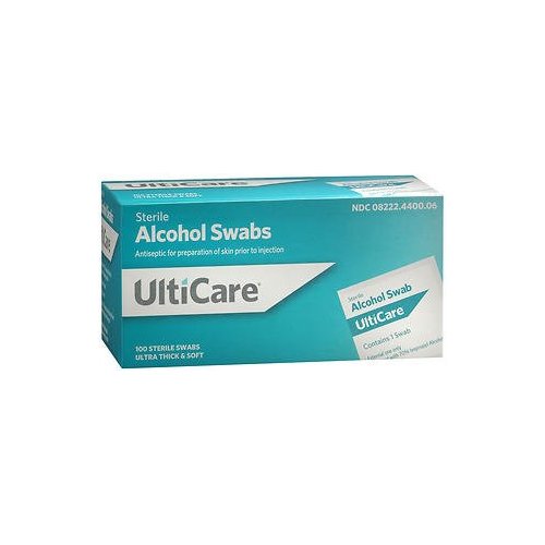 UltiCare Sterile Alcohol Swabs - 100 ct, Pack of 4