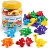 kizh Matching Dinosaur Toys,Double-Sided Alphabet Learning Toy,Fine Motor Toys,ABC Alphabet Letters Uppercase Lowercase Letters Sorting Matching Game for Toddler Boys Girls
