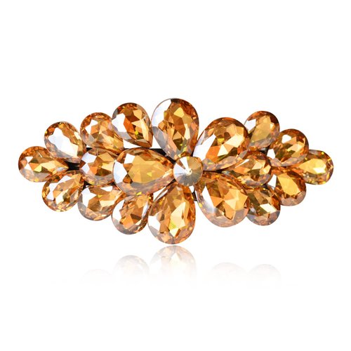 Sankuwen Flower Luxury Jewelry Design Hairpin Rhinestone Hair Barrette Clip,Also Perfect Mother&#39;s...