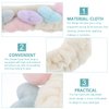 Beaupretty 2pcs Plush Spa Headband Cute Heart Coral Fleece Makeup Headband Soft Elastic Head Wrap Cosmetic Bow Hair Bands Women Facial Hair Scrunchies for Shower (White)
