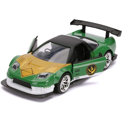 Jada 2002 Honda NSX Type-R Japan Spec Green Ranger Power Rangers 1/32 Diecast Model Car