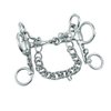 Weaver Leather Snaffle Mouth Miniature Pelham Bit Stainless Steel, 3-1/2"