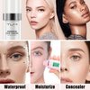 TLM Color Changing Foundation Liquid Flawless Full Coverage Natural Color Face Primer Base Makeup,Colour Changing Foundation, Hydrating Waterproof and Light Long Lasting Foundation 30ml