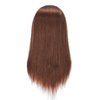 Hairlink 20-22'' Mannequin Head With Human Hair Styling Training Head Dolls for Cosmetology Manikin Maniquins Practice Head with Stand (9926LB0414H)