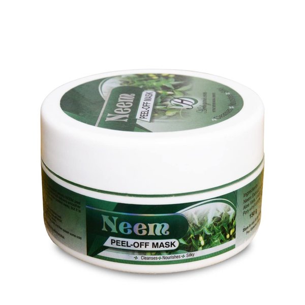 HERBOGANIC Neem Peel Off Mask | Skin Care | Peel Off Mask | Cleanses and Nourishes Skin | Hydrating Face Mask Protects Skin | Spa Quality | All Natural Mask | 5.30 oz…