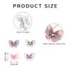 Bartosi Butterfly Hair Clips Butterfly Hair Barrettes Bride Wedding Hair Pins Bridal Hair Accessories for Women and Girls (Pack of 8)