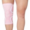 RiptGear Knee Compression Sleeve - Braces for Knee Pain - Compression for Arthritis, Meniscus Tear, Running, Walking - Support for Women and Men - Sleeves Weightlifting Petite (Small, Pink (1 Pack))