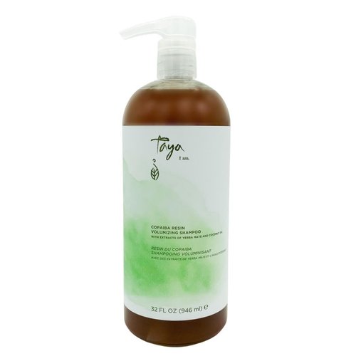 Taya Beauty Copaiba Resin Volumizing Shampoo Jumbo Size - Gently Cleanses and Revitalizes, Replenish and Restore Hair’s Natural Volume and Body. 32 fl oz.