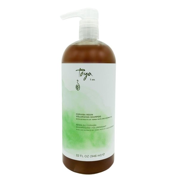 Taya Beauty Copaiba Resin Volumizing Shampoo Jumbo Size - Gently Cleanses and Revitalizes, Replenish and Restore Hair’s Natural Volume and Body. 32 fl oz.