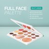 Pro Palette Soul - 4-in-1 Face Makeup Palette with Blush, Eyeshadows, Highlighter and Banana Powder - Powder Makeup with an Integrated Mirror - Travel-Friendly, Cruelty-Free, and Refillable Pans