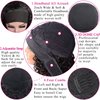 Bellarayine Headband Wig Human Hair Deep Wave 20 Inch Human Hair Headband Wig Glueless Curly Hair Human Hair Wigs None Lace Front Wigs Human Hair for Black Women Human Hair Natural Color