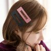 2Pcs Yellow Fashion Styling Hair Clips for Women and GirlsWoman Matte Candy Color Square Buckle Bangs Hairpin Hair Clip Barrette Hair Clips