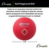 Champion Sports Playground Ball, 7", Red